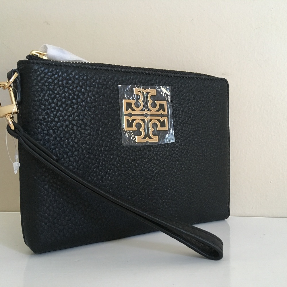 TORY BURCH BRITTEN LARGE ZIP POUCH / On Sale!